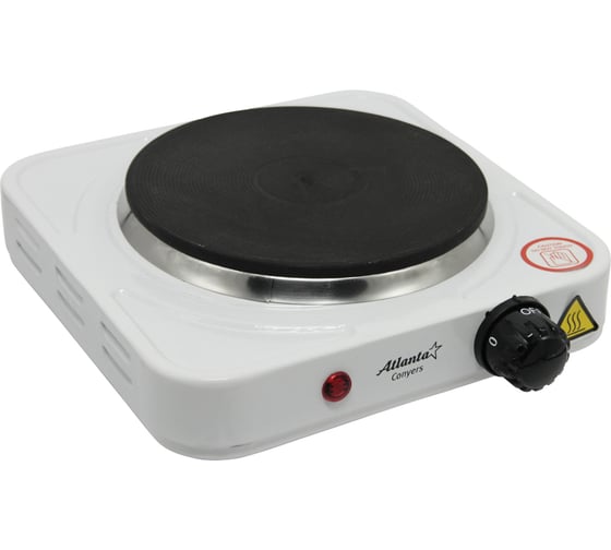 Изображение товара Одноконфорочная электроплитка Atlanta ATH-1735 white