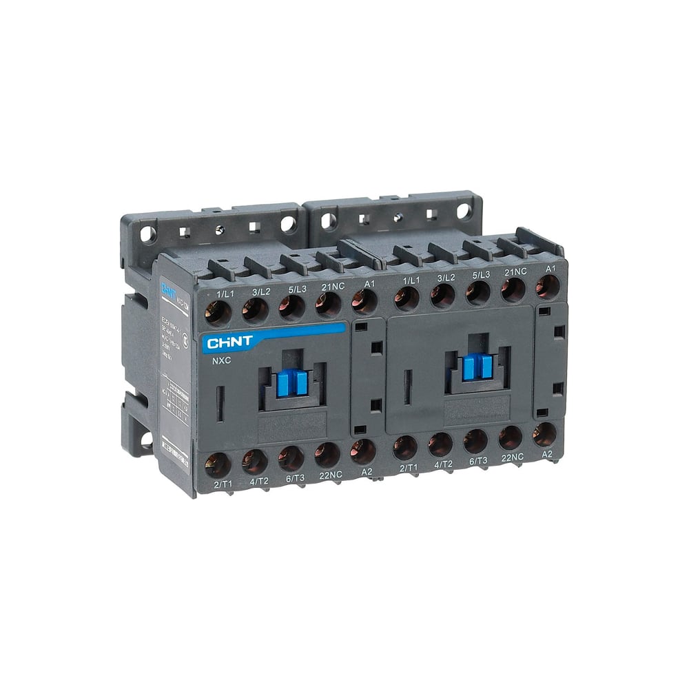 Изображение товара Контактор CHINT NXC-12M/4/N реверсивный 4P(4НО) 12А AC110B (50/60Гц) (R) 836653