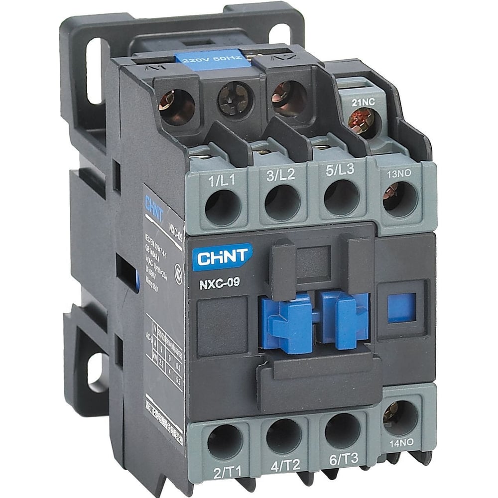 Контактор CHINT NXC-09 3P 9A AC380B (50/60Гц) 1НО+1НЗ (R) 925365