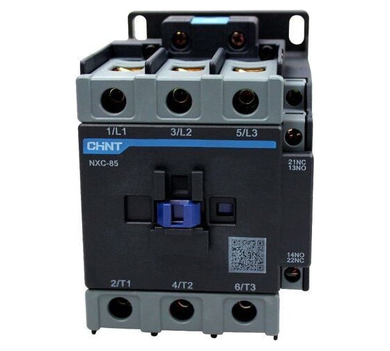 Изображение товара Контактор CHINT NXC-85 3P 85A AC220B (50/60Гц) 1НО+1НЗ (R) 938177