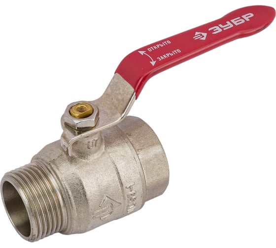 Изображение товара Шаровой полнопроходной кран для трубопровода Зубр 1" 51351-N-1