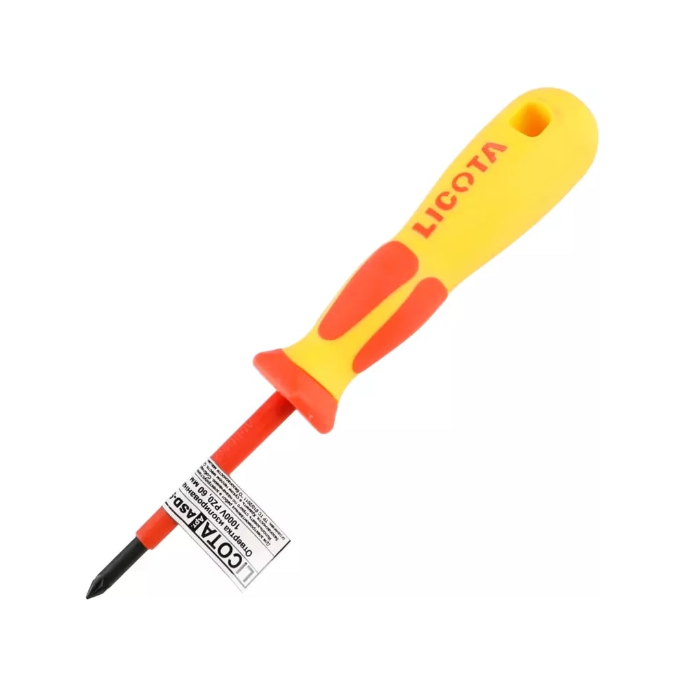 Изображение товара Изолированная отвертка Licota PZ0 1000V профессиональная