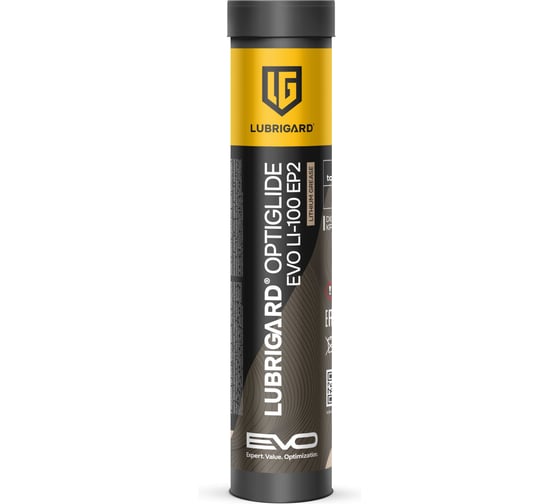 Изображение товара Пластичная смазка LUBRIGARD OPTIGLIDE EVO LI-100 EP2 (20x400 мл) LGEOGLI100EP2RCC20