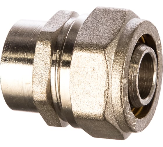 Изображение товара Соединитель (20х2 мм; 1/2"; цанга-гайка) для трубопровода Зубр 51402-20-1/2