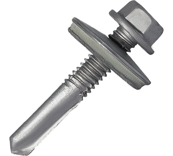 Изображение товара Саморез с усиленным сверлом по металлу HARDWEX ТМ HWX16-W-ED-P18-5.5 х 32 мм. св.№6, RUSPERT (шайба 16мм.) 5190040933729