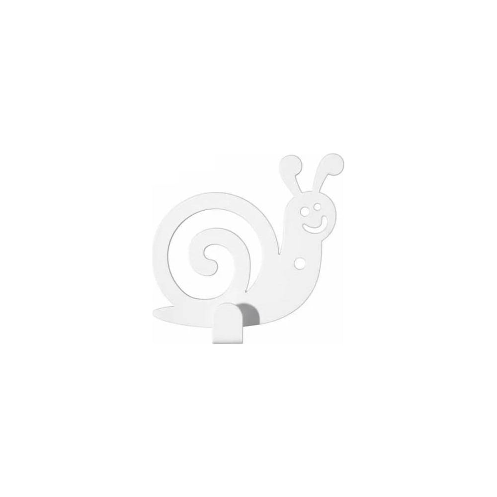 Изображение товара Крючок металлический ООО СКП Улитка 80х18х85 мм белый