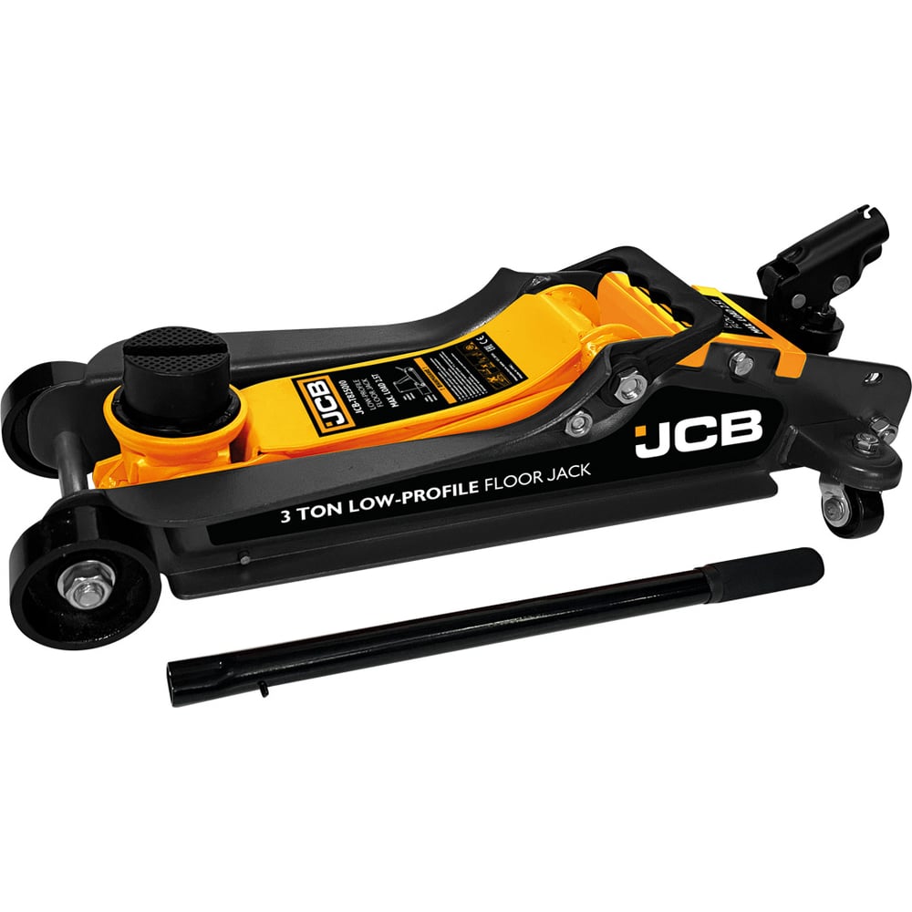 Изображение товара Домкрат подкатной гидравлический низкопрофильный JCB 3т с поворотной ручкой JCB-T825010(66573)