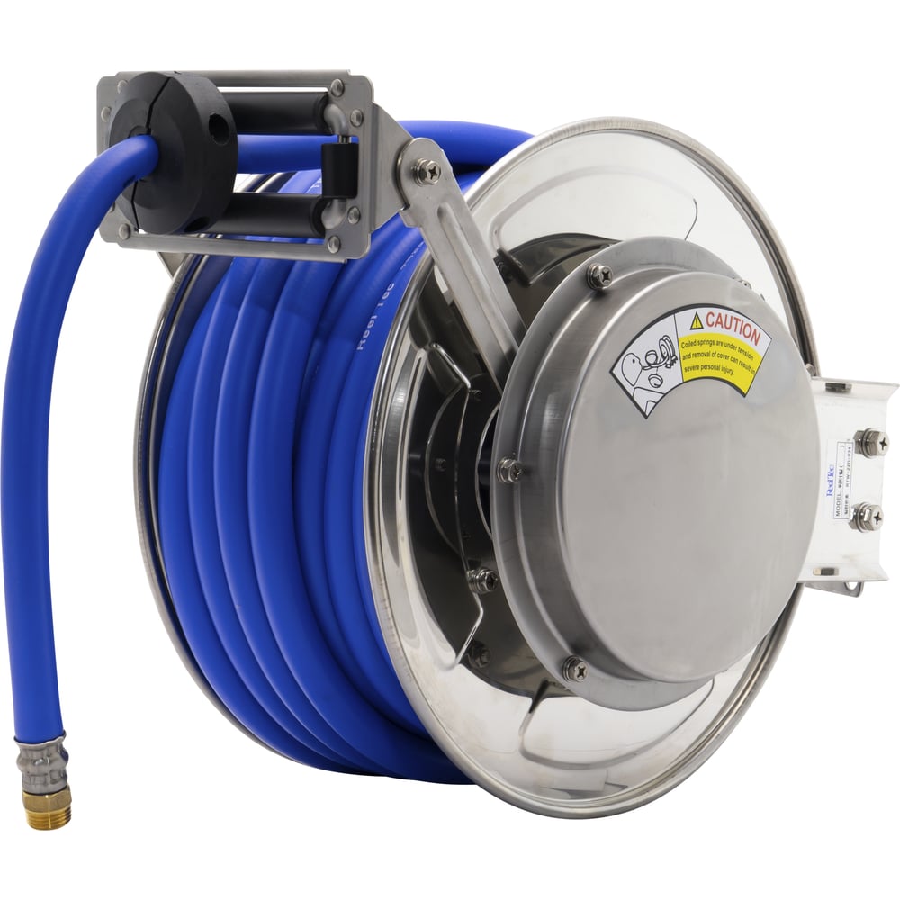 Изображение товара Инерционный барабан BlackFog из нерж. стали ReelTec + 15 метров шланг 1/2 (Пищевой) S1315N