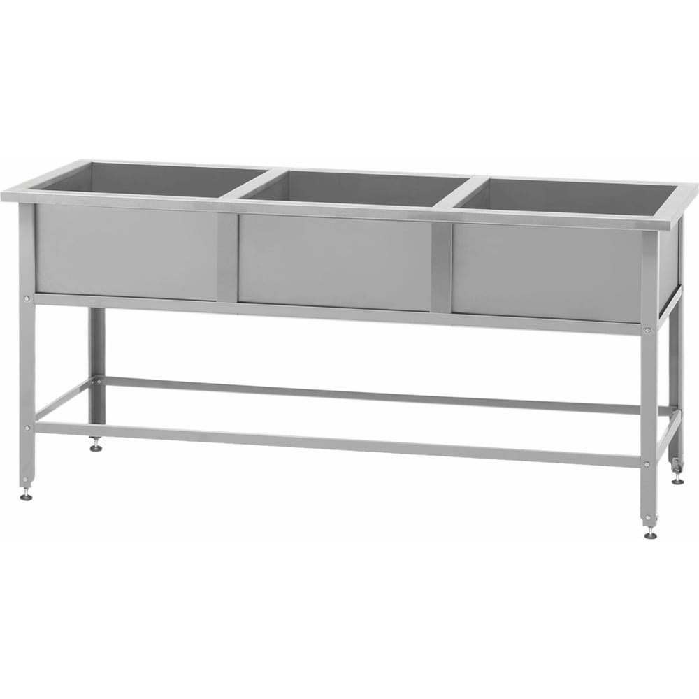 Изображение товара Ванна моечная Mecon ВМСр - 500/3 Retail, 3 отв. д/смесит. ВМС-3R50