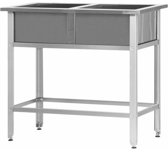Изображение товара Ванна моечная Mecon ВМСр - 500/2 Retail, 2 отв. д/смесит. ВМС-2R50