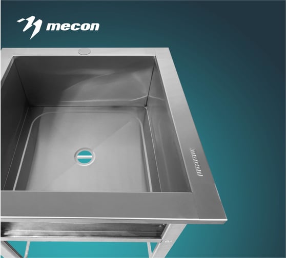 Изображение товара Ванна моечная Mecon ВМСр - 500 Retail, отв. д/смесит. ВМС-1R50