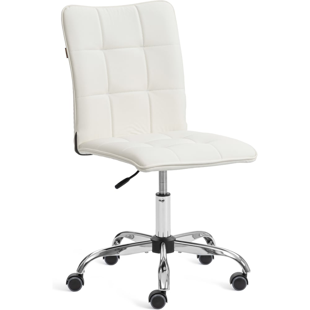 Изображение товара Кресло офисное Tetchair Ван/One белое с регулируемой высотой и колесами
