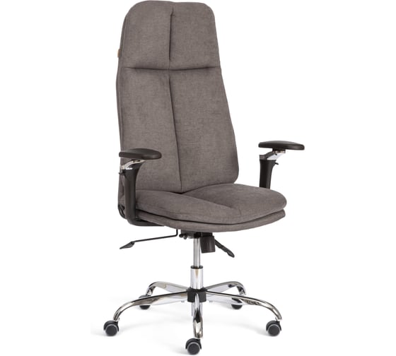 Изображение товара Кресло Tetchair Итон/Eton хром 5Д ткань, серый, KUB 05 25531