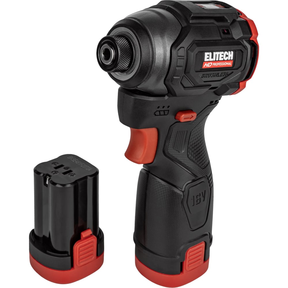 Изображение товара Аккумуляторный винтовёрт Elitech CS 1602L 16В, бесщёточный, 3 скорости