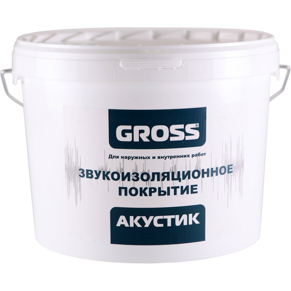 Изображение товара Звукопоглощающее, шумо-виброзащитное покрытие GROSS Акустик 16 кг