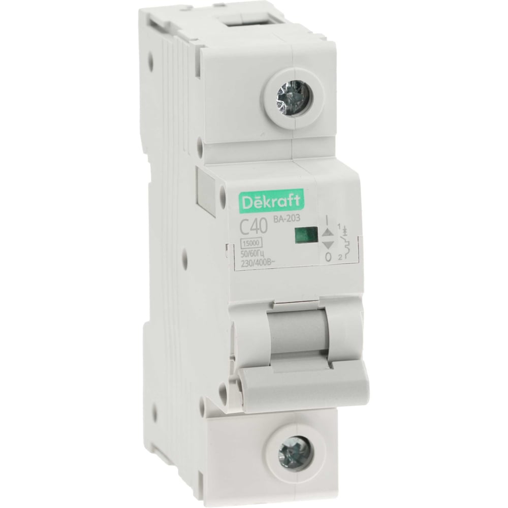 Изображение товара Автоматический выключатель Systeme Electric ВА-203 40 А 1 полюс C 15 кА