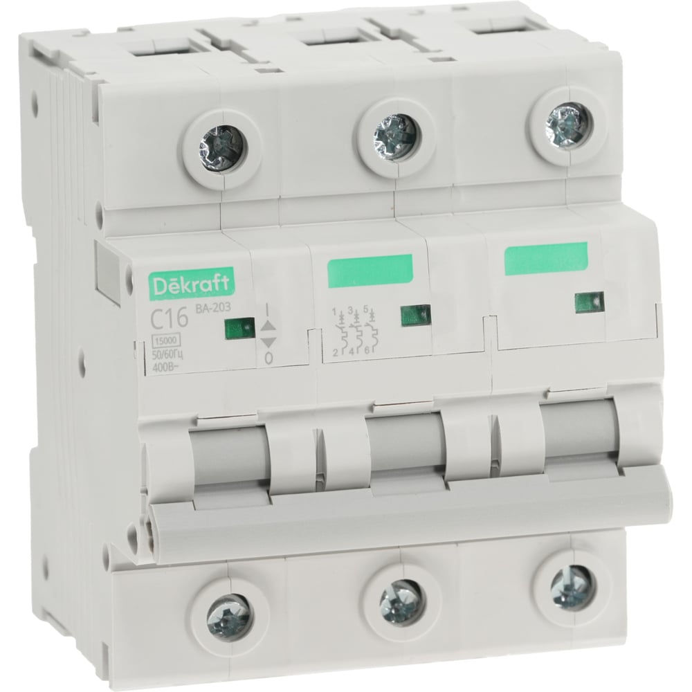 Изображение товара Автоматический выключатель Systeme Electric ВА-203 3P 16А IP20