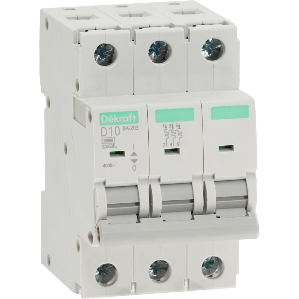 Изображение товара Автоматический выключатель Systeme Electric ВА-203 3P 10A D, IP20