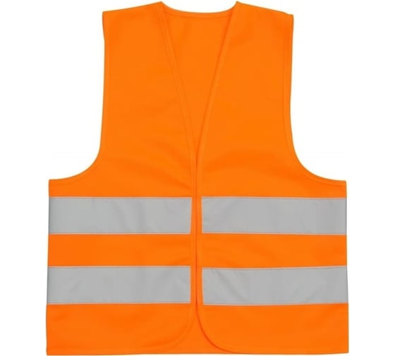 Изображение товара Жилет сигнальный РосМарка тип А-2 СОП, оранжевый, 100 г/м², XL ЖИЛ4104