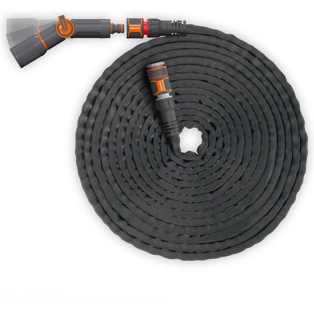 Изображение товара Шланг для полива DAEWOO TitanFlex 15 м с набором для полива DWH 9222