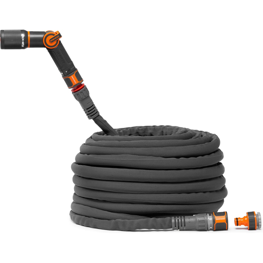 Изображение товара Шланг для полива DAEWOO TitanFlex 15 м с комплектом для полива