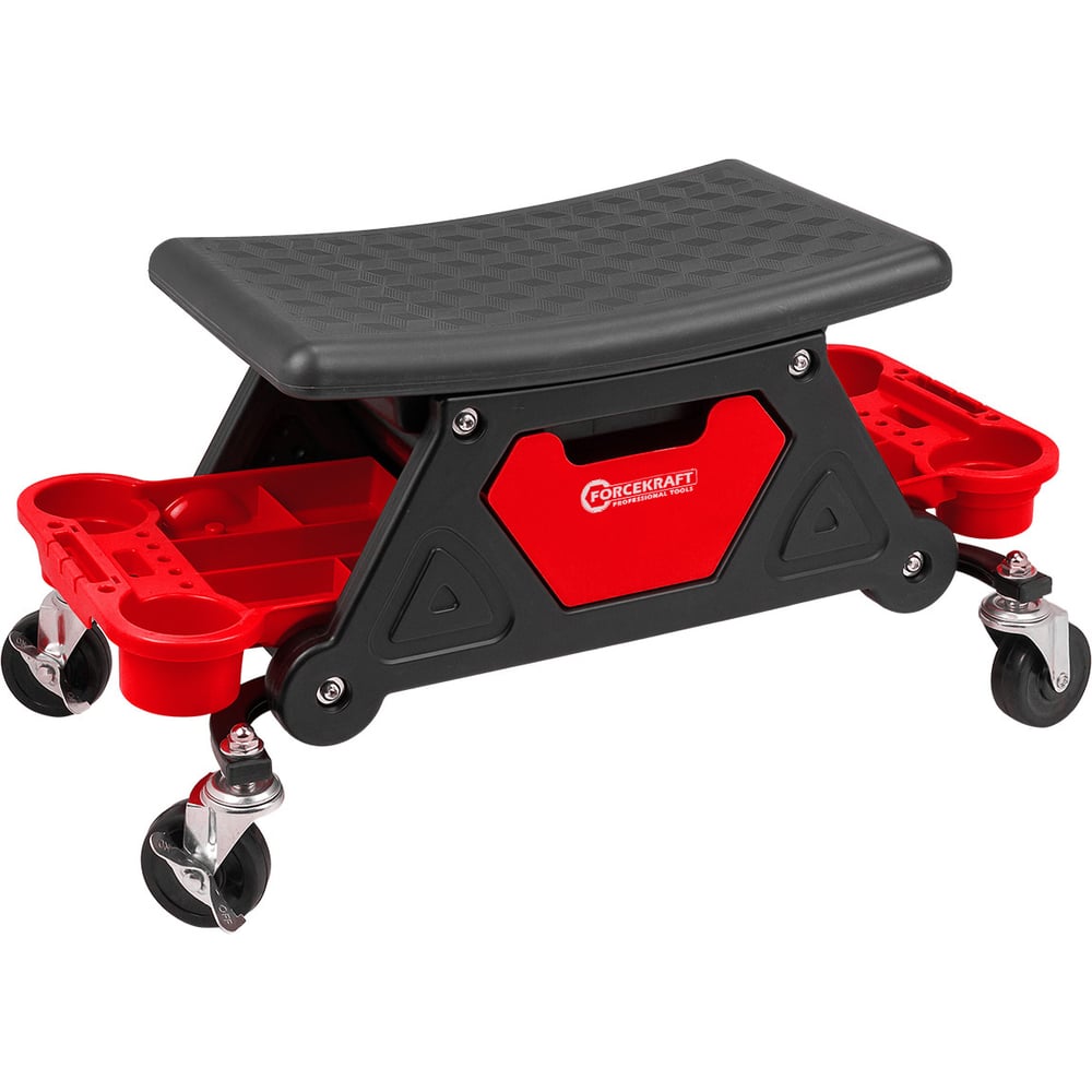 Изображение товара Стул автослесаря на колесах с ящиком 200кг Forcekraft FK-TRH6800(62688)