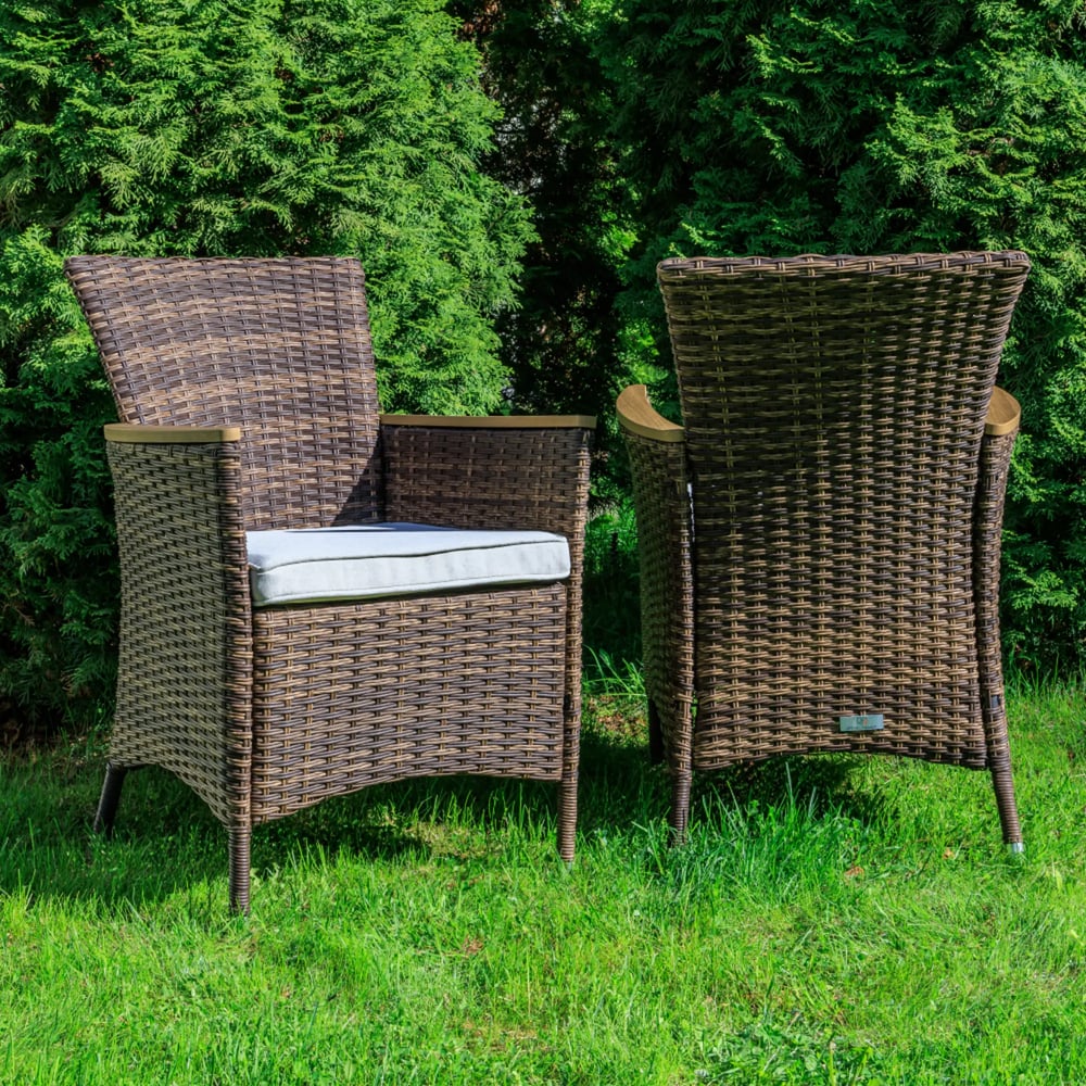 Изображение товара Комплект садовых кресел Royal Family AMELIA из искусственного ротана, 8 шт., водонепроницаемые, кор