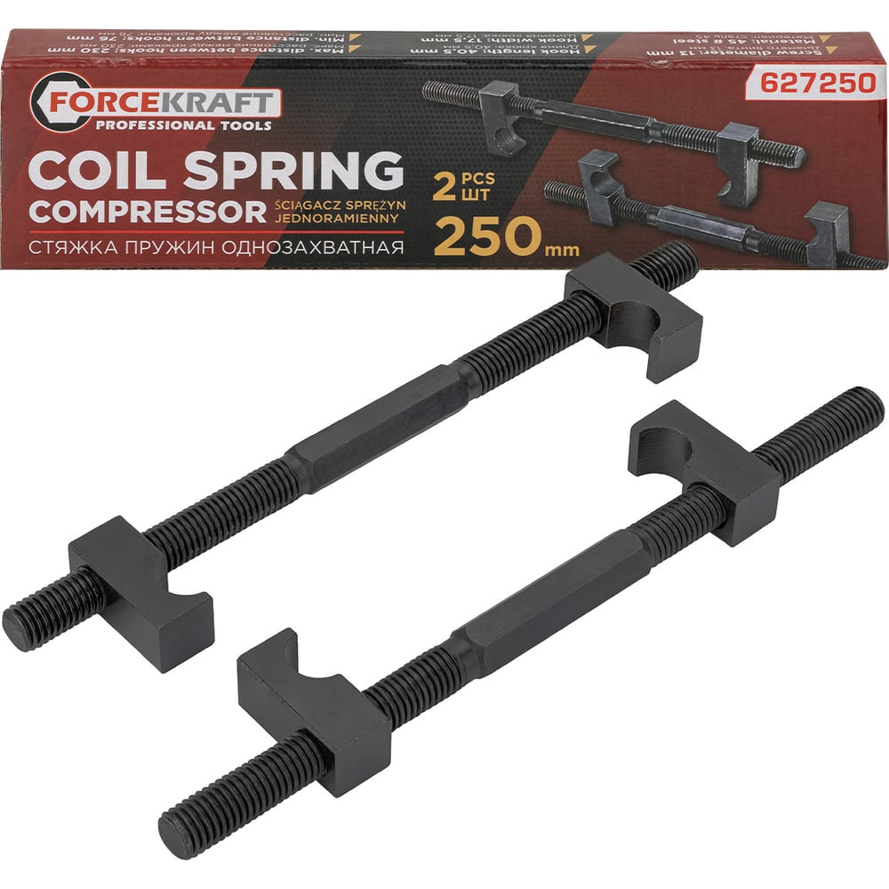 Изображение товара Однозахватная стяжка Forcekraft 250 мм для профессиональных работ