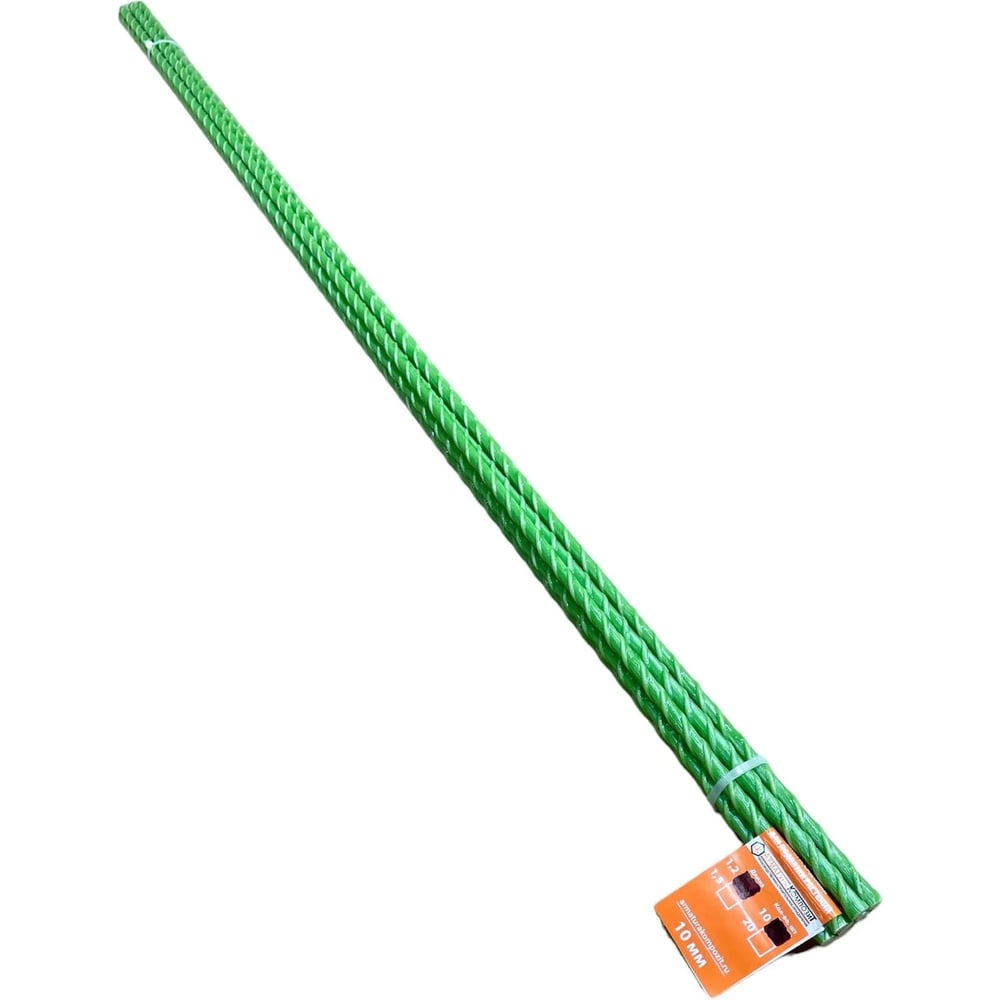 Изображение товара Опора садовая Арматура Композит, 10 мм, пачка 50 шт, 1,2 м, стеклопластиковая для подвязки растений, 4660228921189