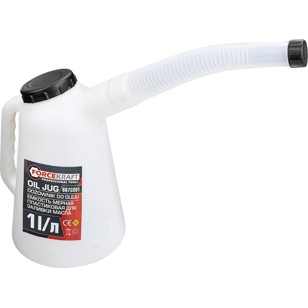 Изображение товара Емкость мерная Forcekraft FK-887C001 пластик 1 литр для масла
