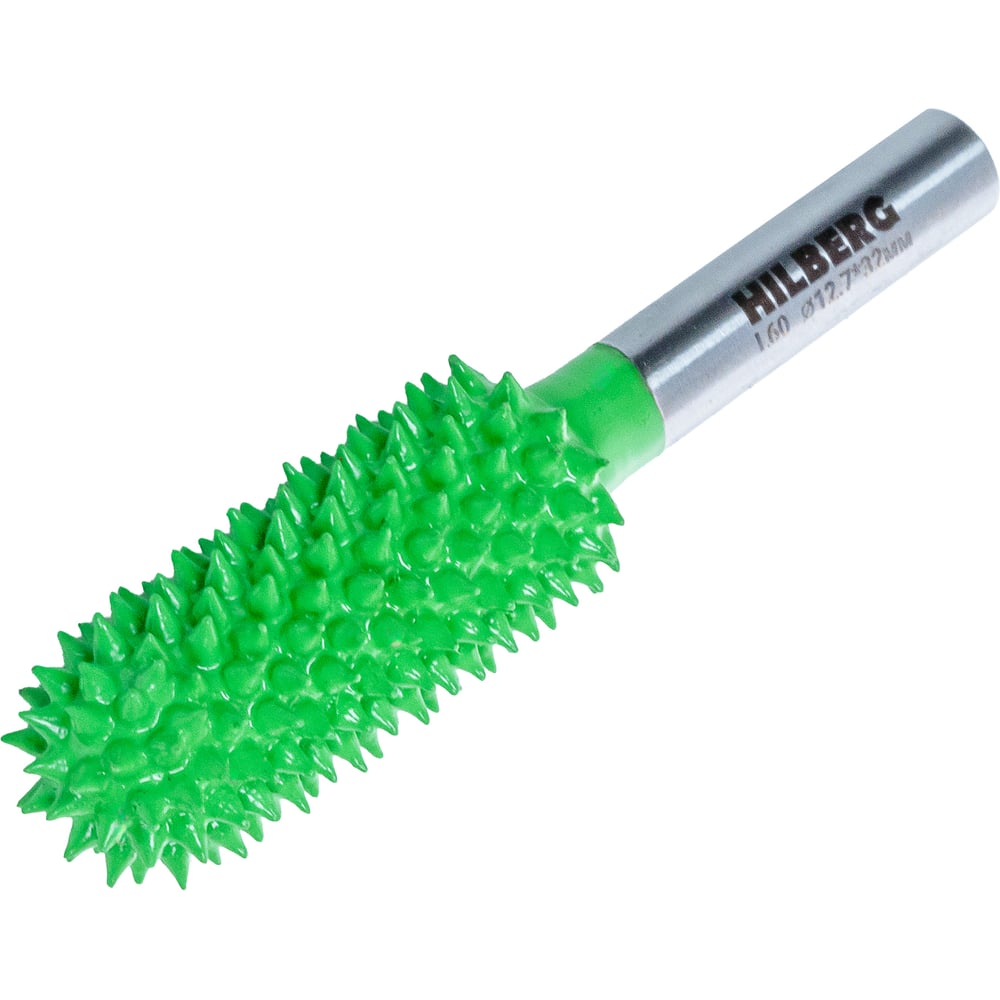 Изображение товара Борфреза игольчатая Hilberg хвостовик 6мм, тип Закругленный цилиндр 12.7*32мм, L=60мм, BF60-BN201