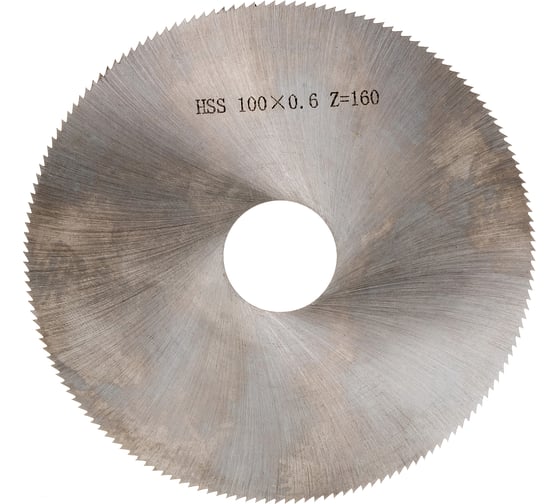 Изображение товара Фреза отрезная (100x0.6x22 мм; тип 1; Z-160; Р6М5 6542; 2254-0924; ГОСТ 2679-2014) ИНСТУЛС 00001185631