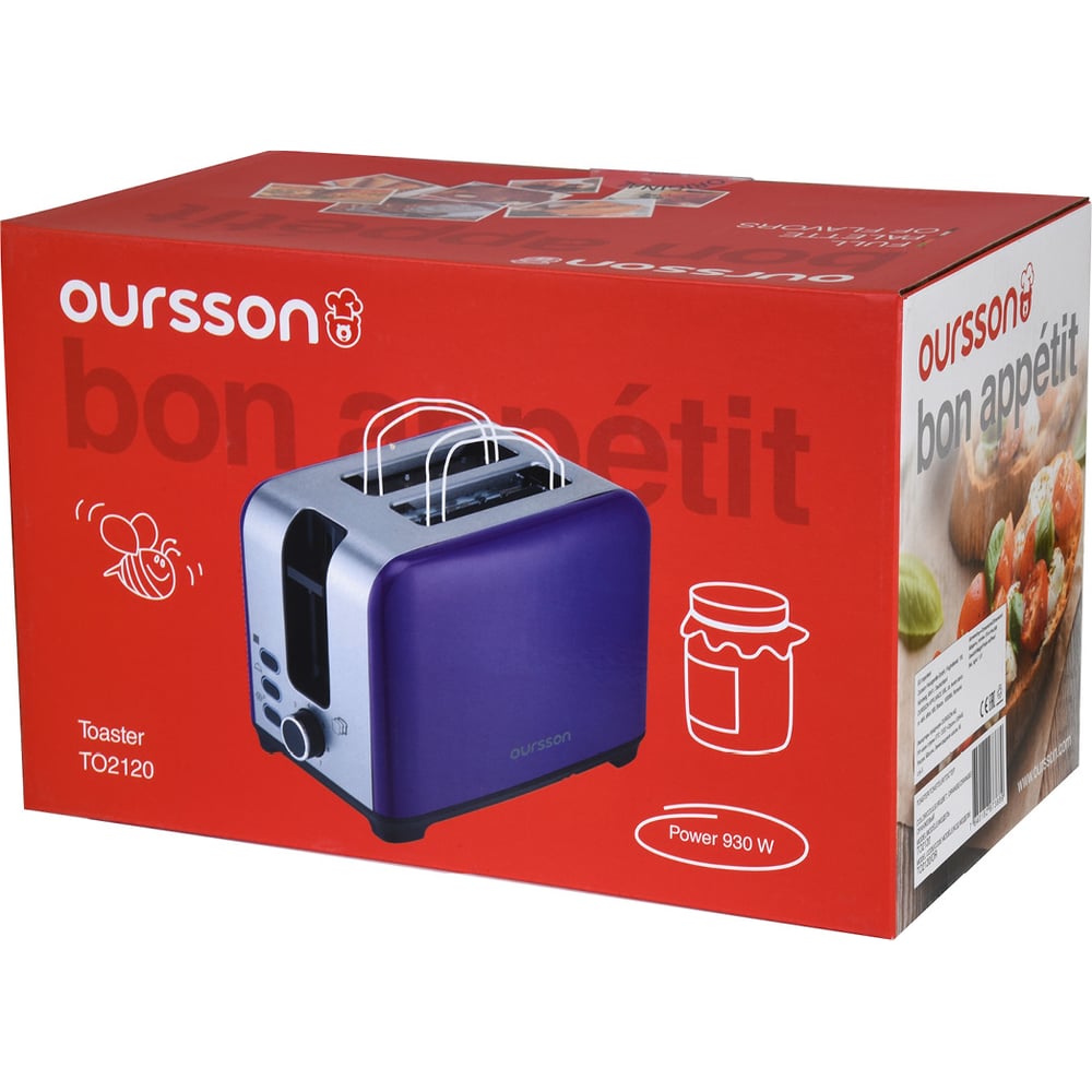 Изображение товара Тостер OURSSON сладкая слива TS2120/SP