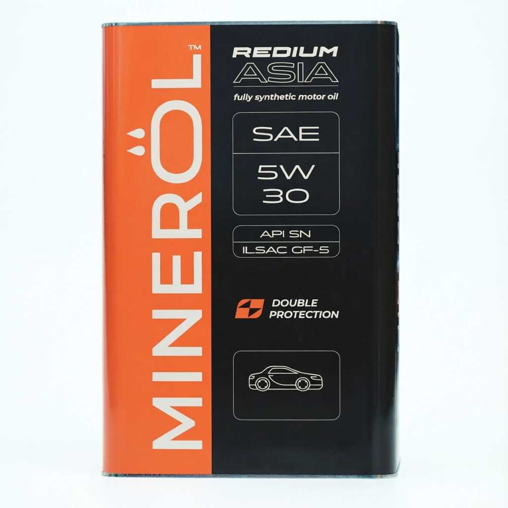 Изображение товара Моторное синтетическое масло Minerol REDIUM ASIA 5W-30 для легковых авто
