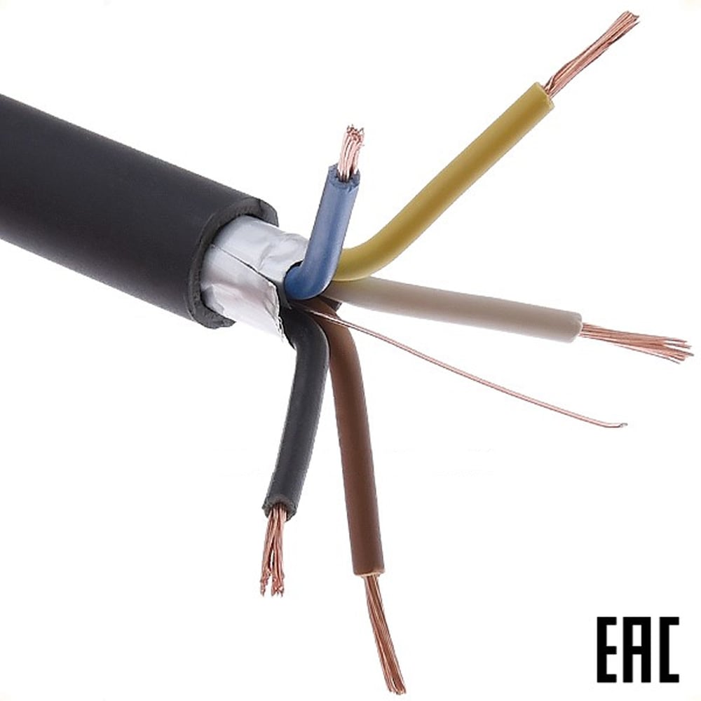 Изображение товара Электрический кабель MW КГВЭВ нг(А)-LS 5х1 для промышленных и жилых помещений