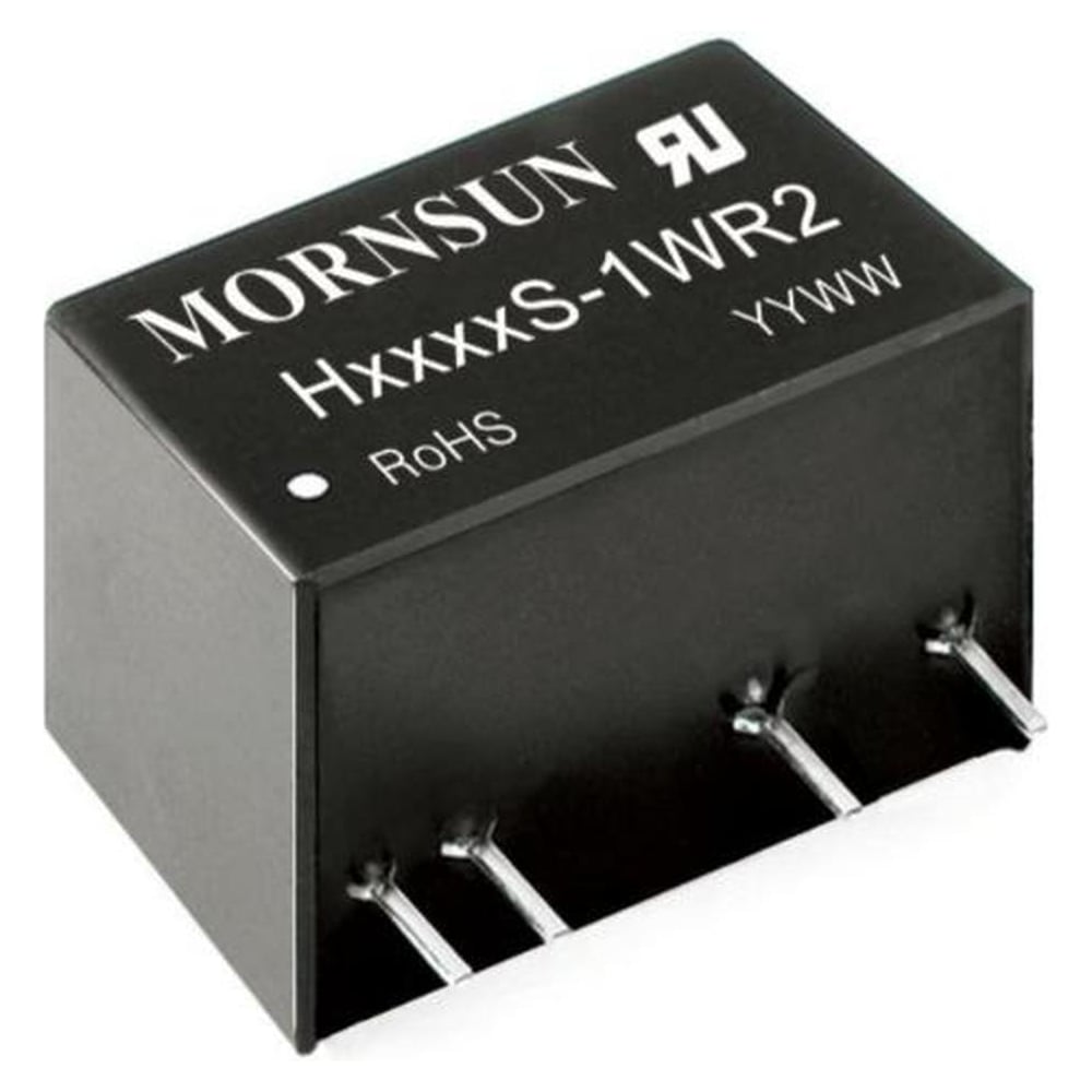 Изображение товара Блок питания импульсный MORNSUNH1212S-1WR2 12 В 1 Вт компактный и надежный