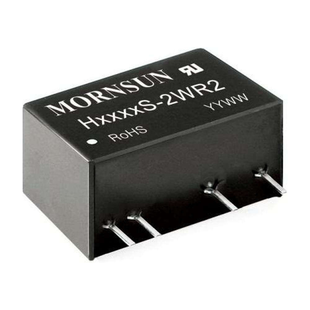 Изображение товара Блок питания на печатную плату MORNSUN H0515S-2WR2, в корпусе SIP7, DC/DC 2 Вт 15 В, изолированный, фиксированный вход, однополярный выход 3151892