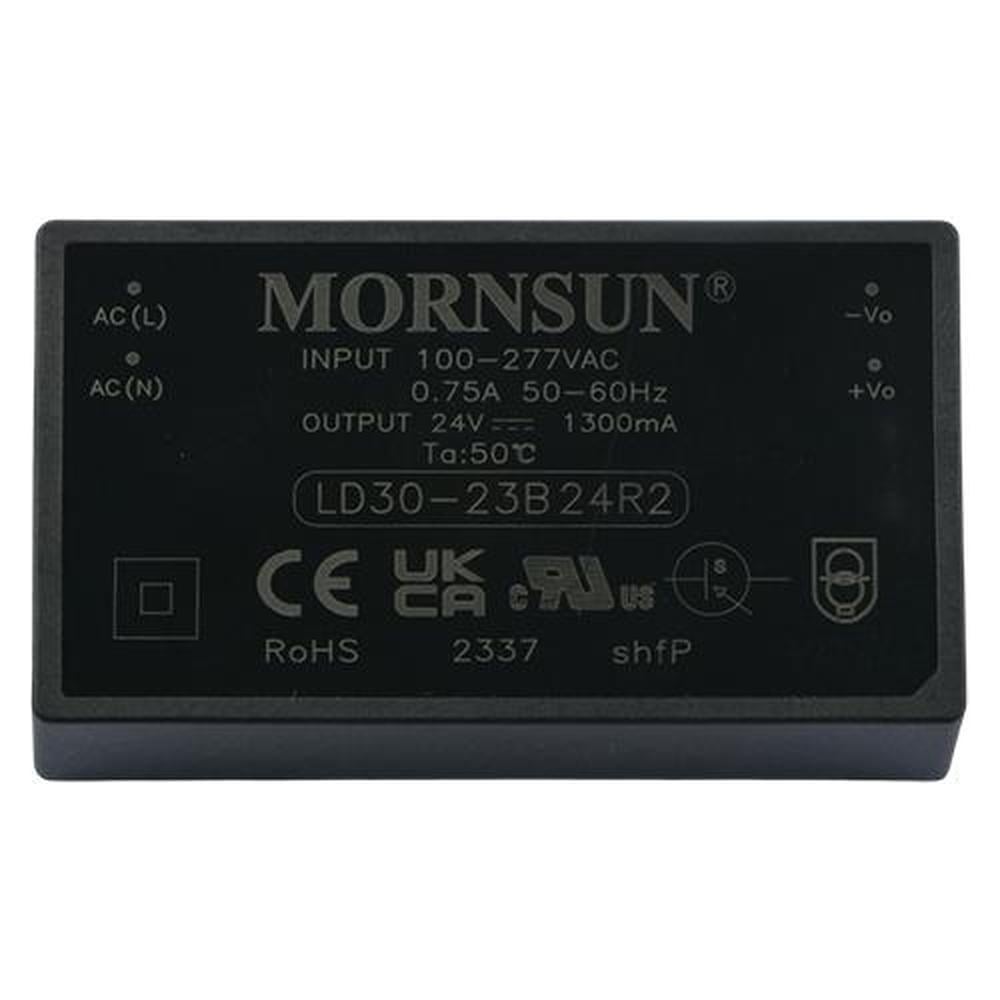 Изображение товара Блок питания MORNSUN LD30-23B24R2 30 Вт для печатных плат и автоматизации