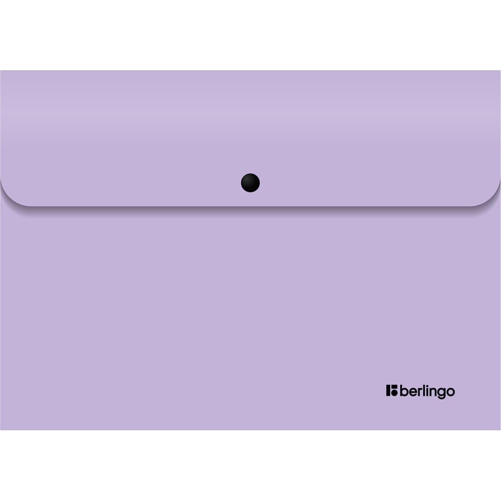 Изображение товара Папка-конверт на кнопке Berlingo Instinct А4, 330мкм, лаванда, EFb04507 EFb_04507