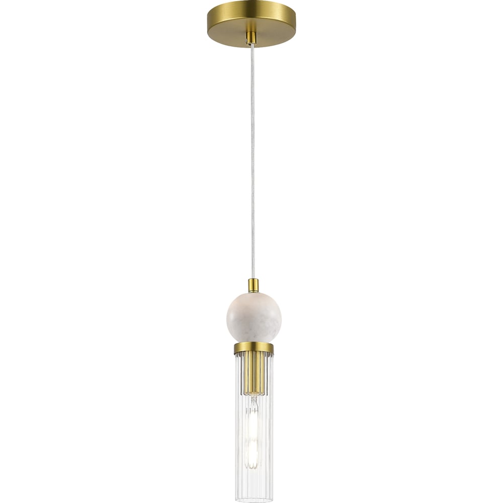 Изображение товара Светильник подвесной ST LUCE латунь/прозрачный E14 1*40W SL1244.303.01 Изображение товара Светильник подвесной ST LUCE латунь/прозрачный E14 1*40W SL1244.303.01