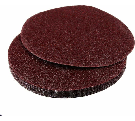 Изображение товара Круг абразивный шлифовальный под липучку (10 шт; 125 мм; Р40) ЕРМАК 645-065