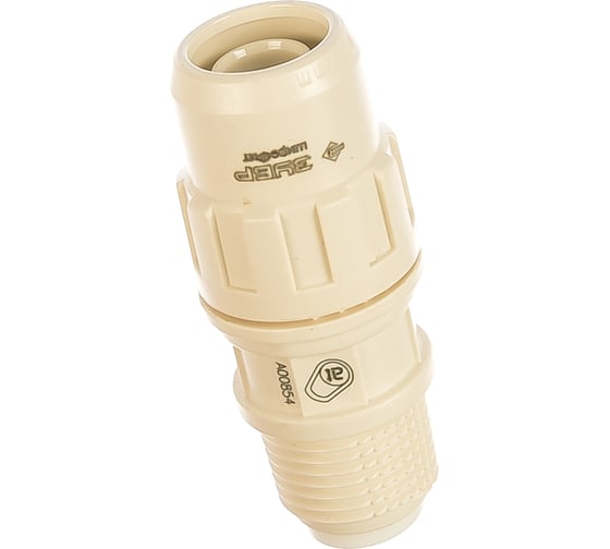 Изображение товара Муфта соединительная "ШиреФит" (16 мм; 1/2") для трубопровода Зубр 51461-16-1/2