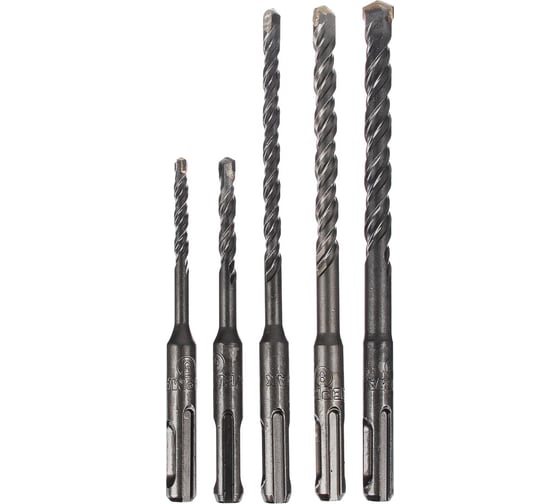 Изображение товара Набор буров по бетону MASTER (5 шт; SDS-Plus; 5х110/6х110/6х160/8х160/10х160 мм) ЕРМАК 654-163