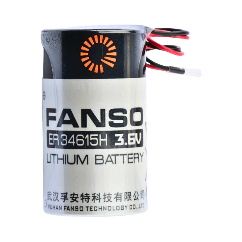 Литиевая батарейка FANSO ER34615H-LD для приборов, счетчиков, автомобилей и GPS, тип D с проводами, Li-SOCl2 3213167