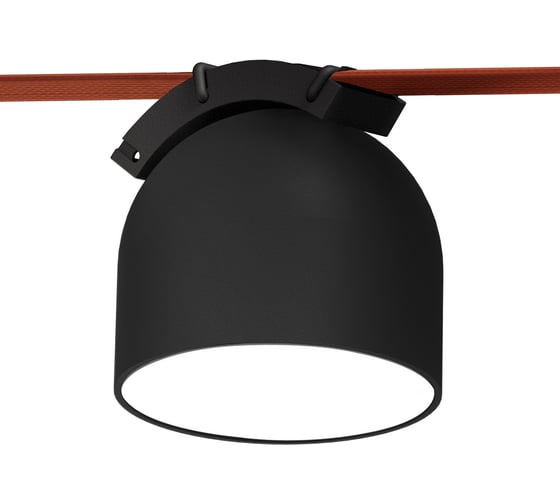 Изображение товара Светильник трековый ST LUCE черный LED 1*12W 4000K 794Lm Ra90 120 IP20 D100xH107 48V ST451.446.12.2