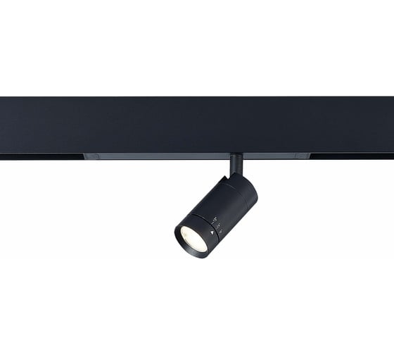 Изображение товара Светильник трековый ST LUCE черный LED 1*10W 4000K 400Lm Ra>90 15-38 IP20 D40xH90 220V ST658.446.10H