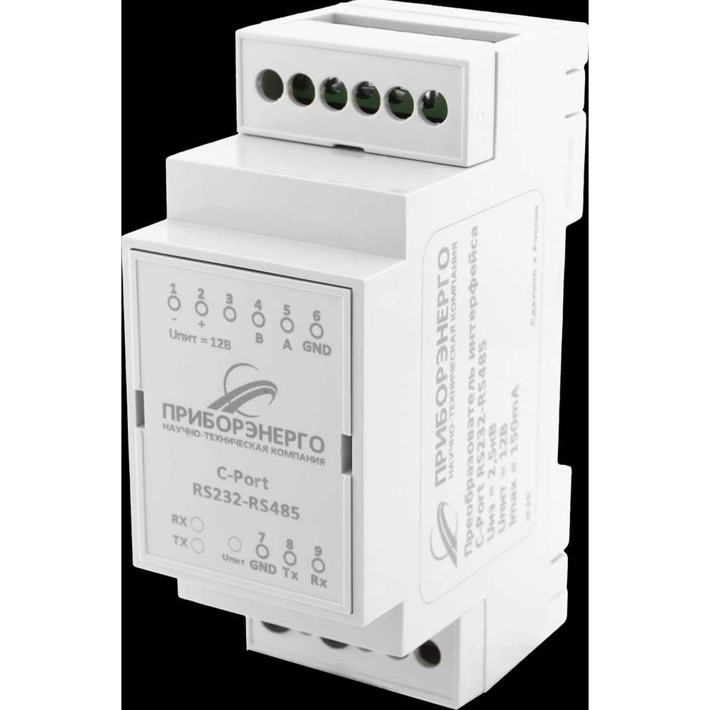 Изображение товара Преобразователь интерфейсов НТК Приборэнерго RS232-RS485 (Исполнение 24В) БП-00004068