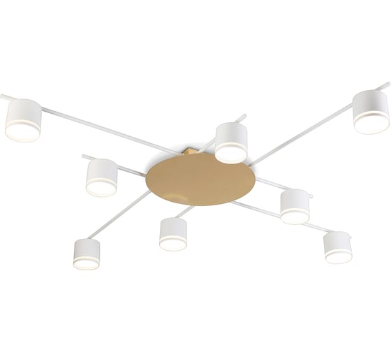 Изображение товара Светильник потолочный Ambrella Light /8 WH/GD белый/золото GX53/8 max 12W 870х870х95 FL51759