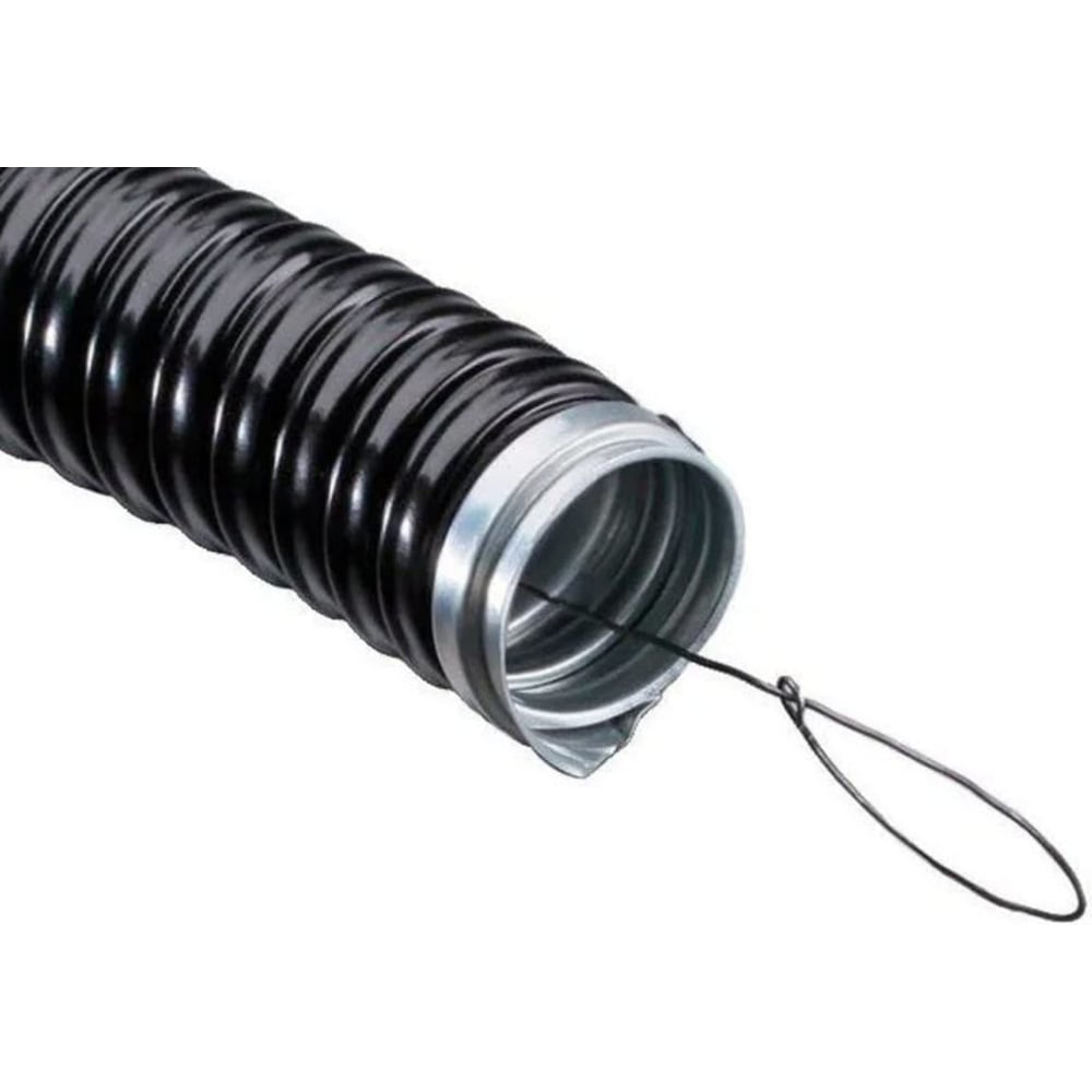 Изображение товара Металлорукав ПВХ Урал ПАК РЗ-Ц-П 38 мм защитный гофрированный