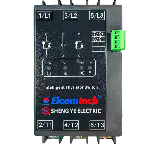 Изображение товара Тиристорный коммутатор ELCOMTECH ETS400-30-H2T 400V 30kVAr УТ-00040615